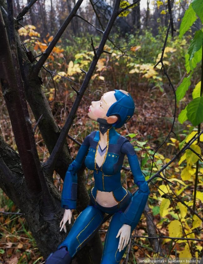 Ноона, неземная девушка — Авторские шарнирные куклы своими руками: лепка (фото 9)