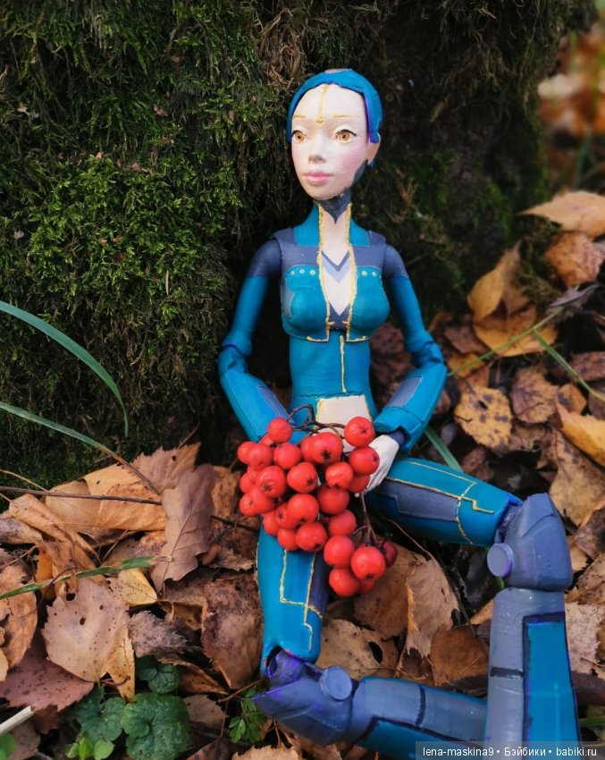 Ноона, неземная девушка — Авторские шарнирные куклы своими руками: лепка
