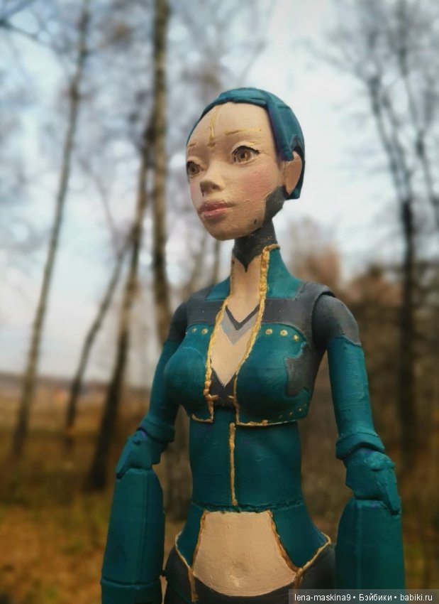Ноона, неземная девушка — Авторские шарнирные куклы своими руками: лепка (фото 3)