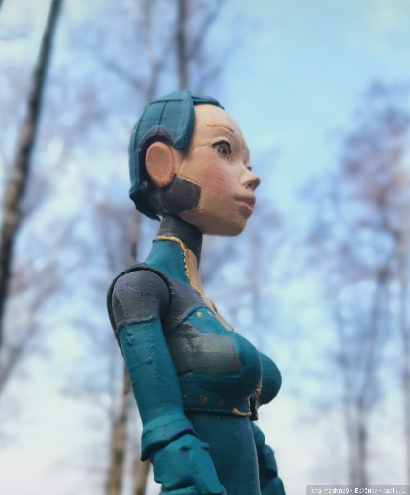 Ноона, неземная девушка — Авторские шарнирные куклы своими руками: лепка (фото 8)