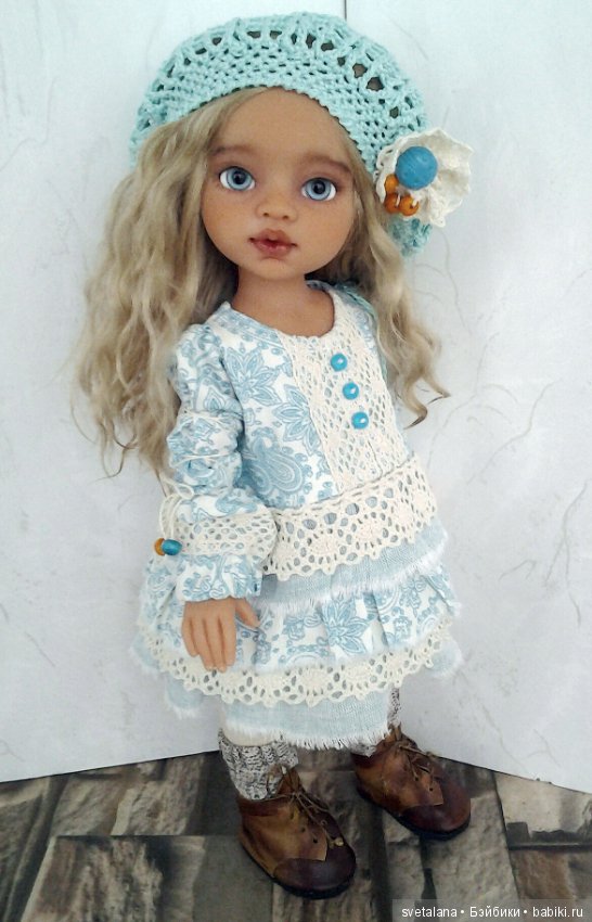 Моя мятная малышка. ООАК куколки Антонио Хуан (фото 3)