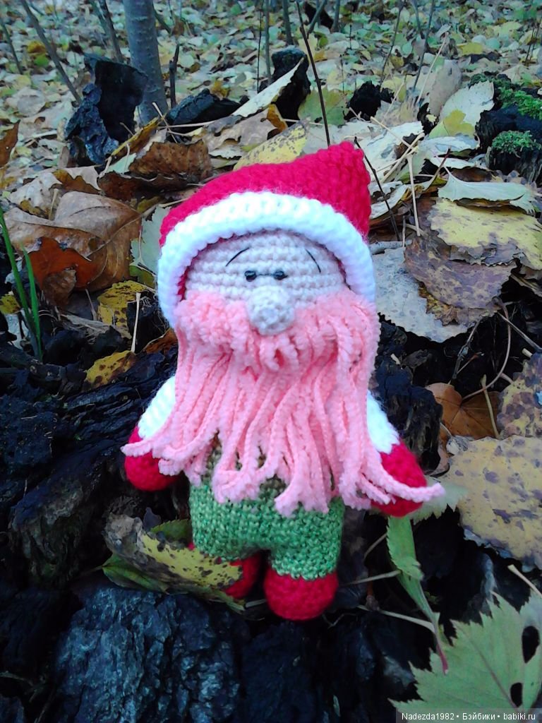Рождественский гном — Вязаные игрушки и амигуруми: крючком (фото 6)