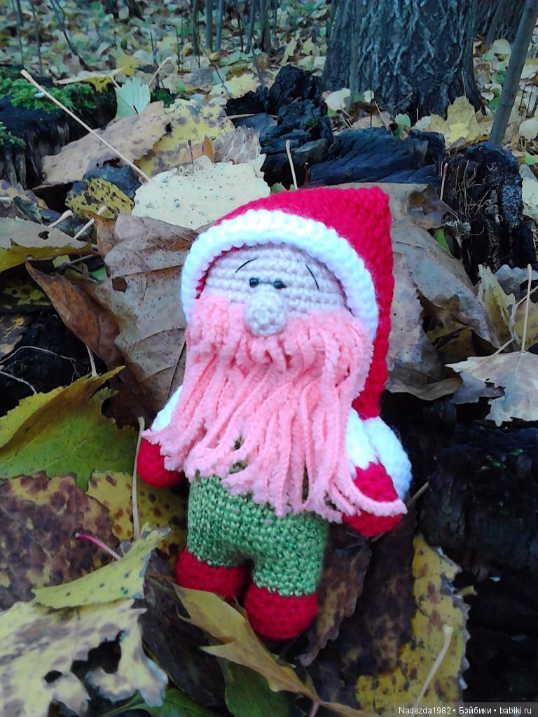 Рождественский гном — Вязаные игрушки и амигуруми: крючком (фото 4)
