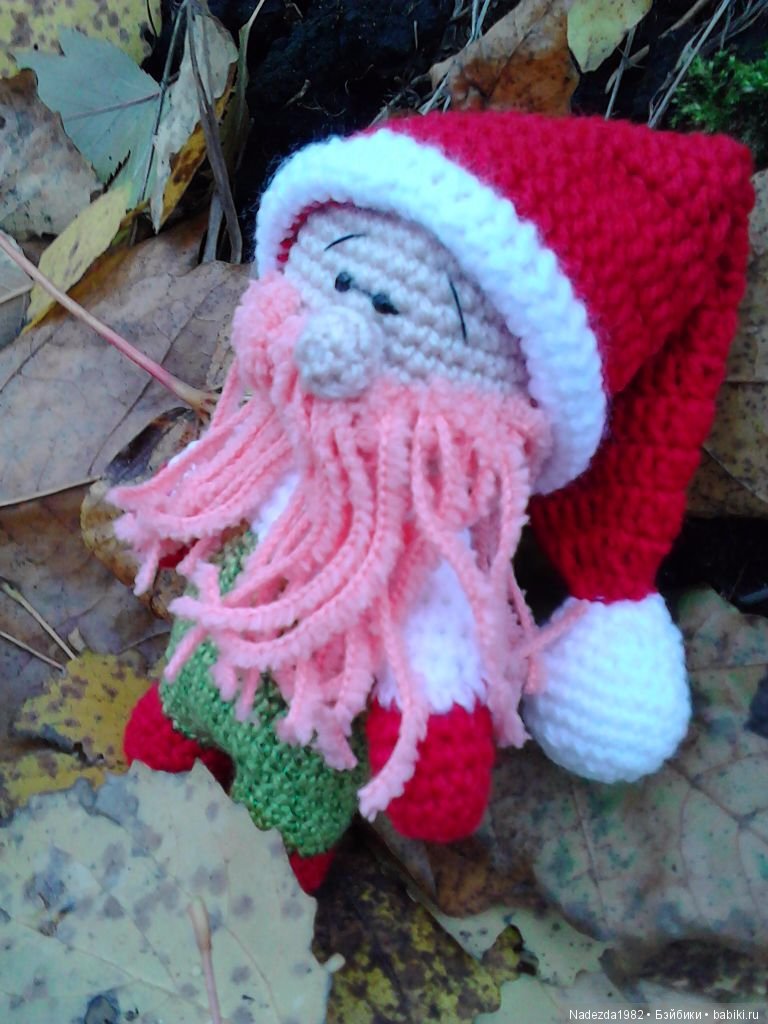 Рождественский гном — Вязаные игрушки и амигуруми: крючком (фото 5)