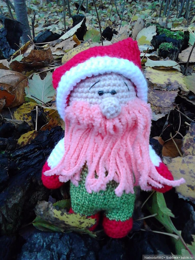Рождественский гном — Вязаные игрушки и амигуруми: крючком (фото 3)
