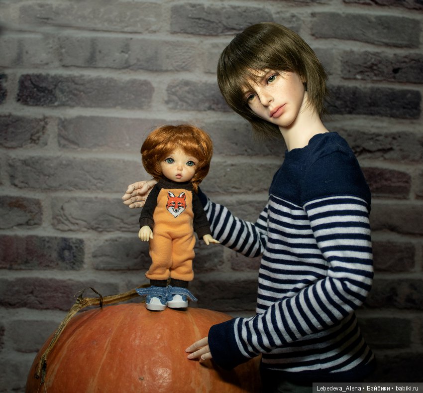 Как мои парни к Хэллоуину готовились