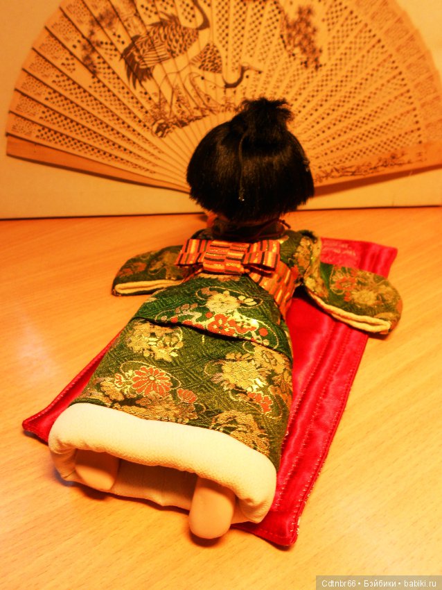 Реставрация антикварного малыша Ichimatsu ningyо + выполняю обещание: Упаковка посылки