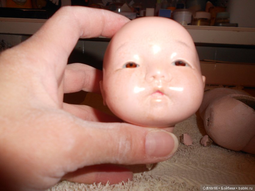 Реставрация антикварного малыша Ichimatsu ningyо + выполняю обещание: Упаковка посылки (фото 7)