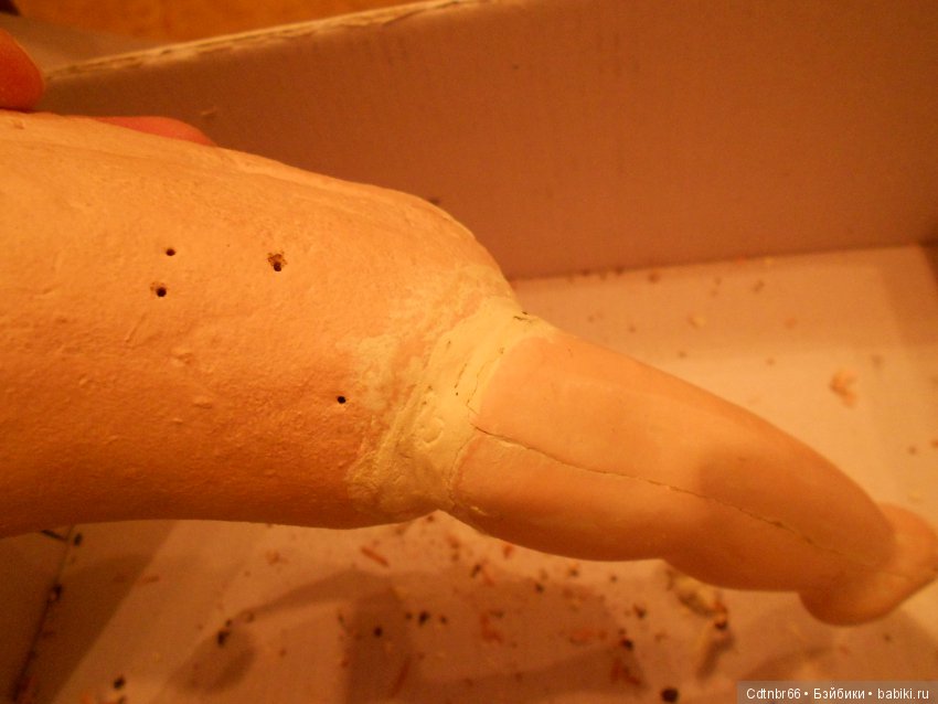 Реставрация антикварного малыша Ichimatsu ningyо + выполняю обещание: Упаковка посылки (фото 5)