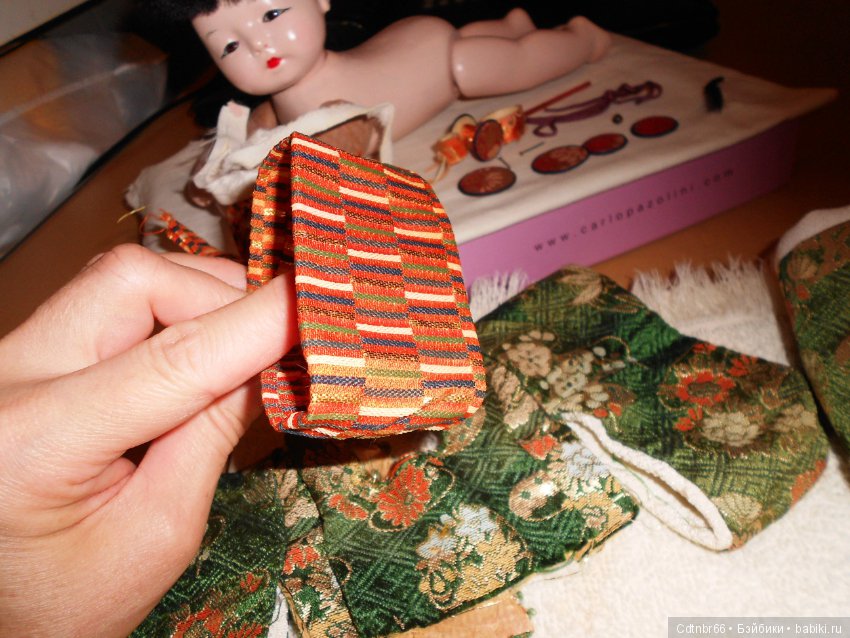 Реставрация антикварного малыша Ichimatsu ningyо + выполняю обещание: Упаковка посылки