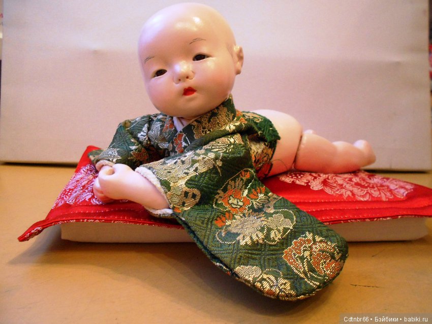 Реставрация антикварного малыша Ichimatsu ningyо + выполняю обещание: Упаковка посылки