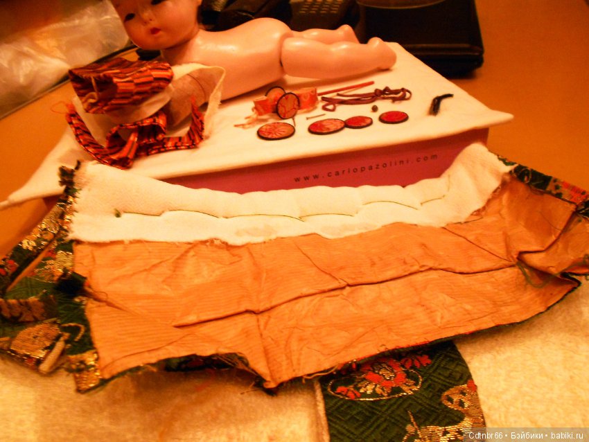 Реставрация антикварного малыша Ichimatsu ningyо + выполняю обещание: Упаковка посылки