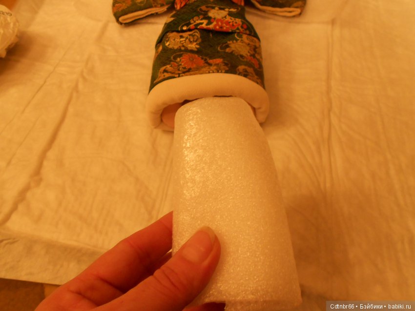 Реставрация антикварного малыша Ichimatsu ningyо + выполняю обещание: Упаковка посылки