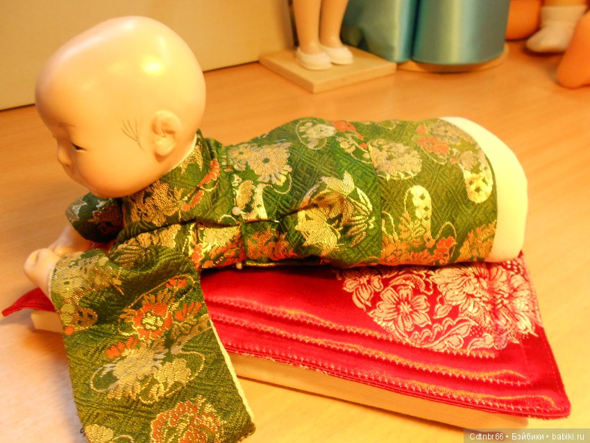 Реставрация антикварного малыша Ichimatsu ningyо + выполняю обещание: Упаковка посылки