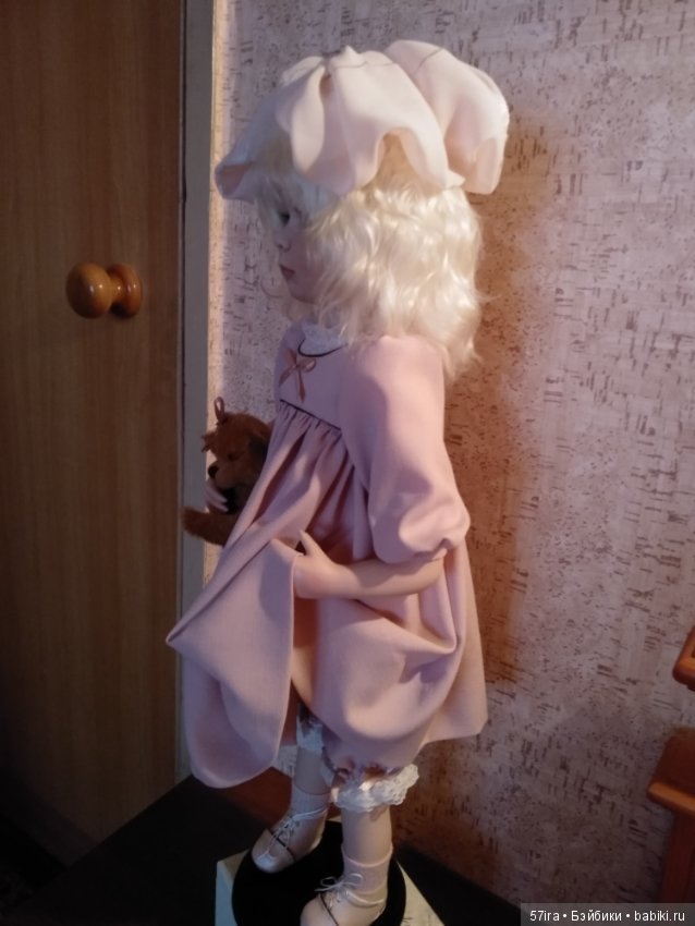 Процесс переделки. Новый образ для фарфоровой кукоки готов (фото 9)