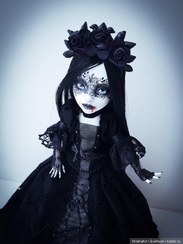 И еще одна Хеллоуинская ведьма! ООАК МХ (фото 10)