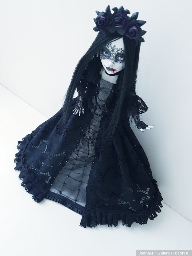 И еще одна Хеллоуинская ведьма! ООАК МХ (фото 8)