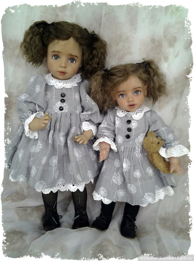 Две сестрички. ООАК кукол Principessa от Gotz Joke Grobben (фото 6)