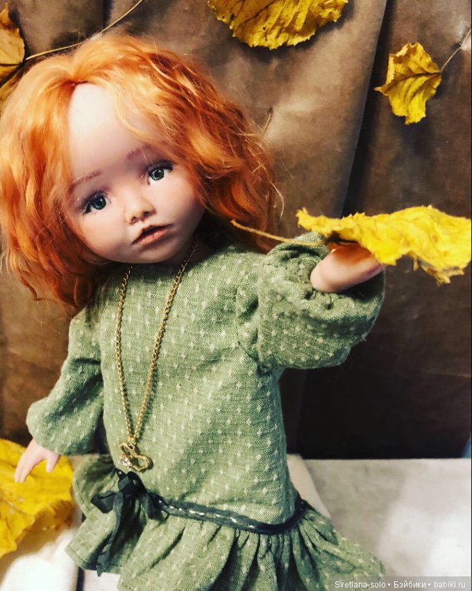 Девочка осени — Авторские шарнирные куклы своими руками: лепка