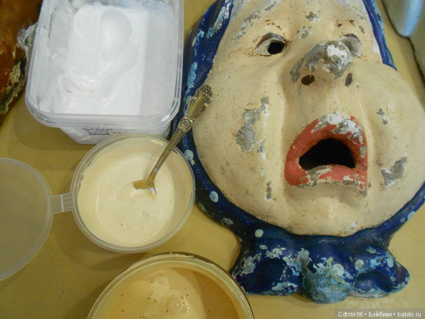 3 часть. Старинные маски. МК от Светлой. восстановление