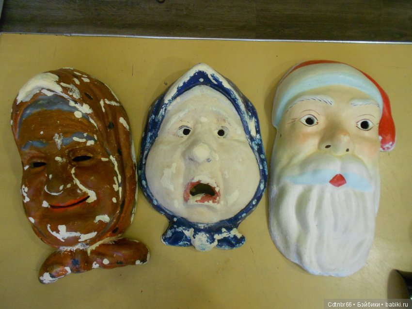 3 часть. Старинные маски. МК от Светлой. восстановление