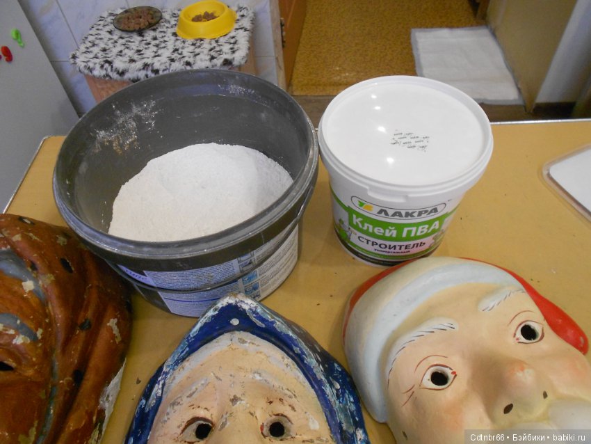 3 часть. Старинные маски. МК от Светлой. восстановление