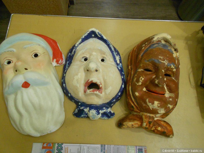 3 часть. Старинные маски. МК от Светлой. восстановление