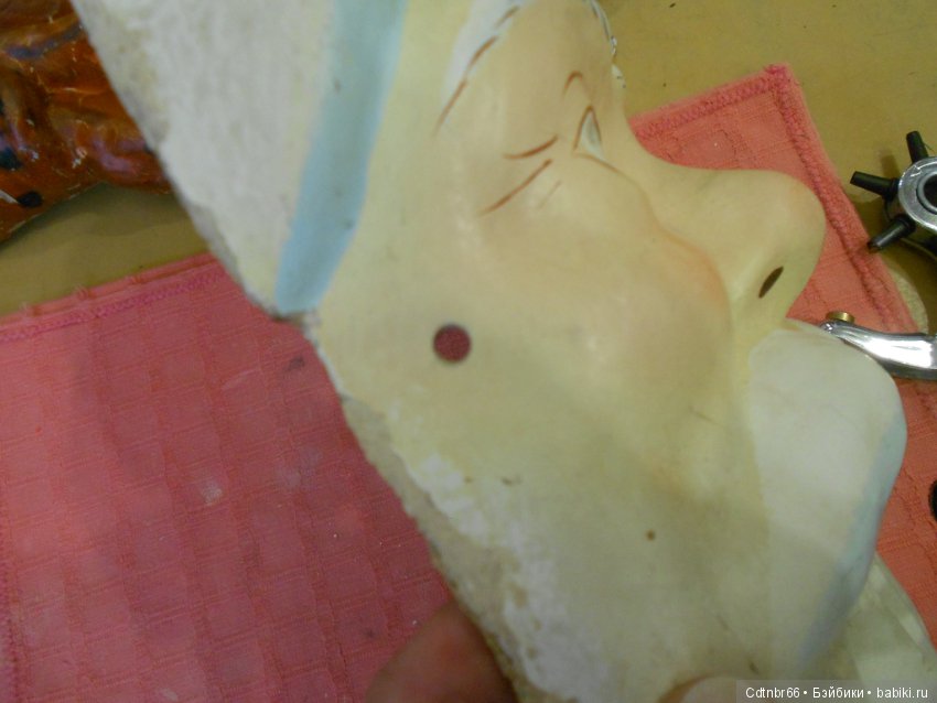 3 часть. Старинные маски. МК от Светлой. восстановление (фото 8)