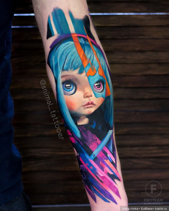Тату для поклонников Blythe. Часть 2