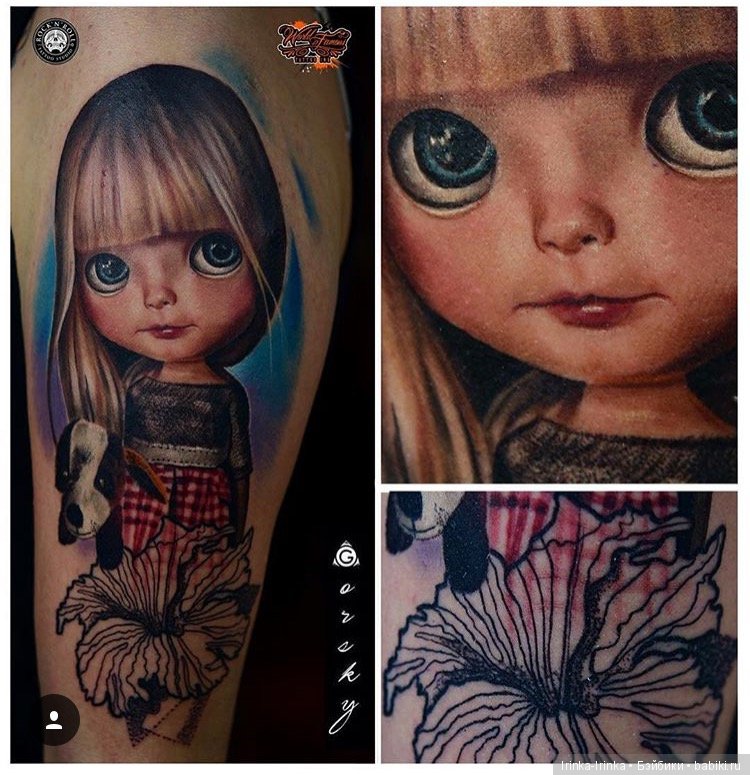 Кукла с татуировками