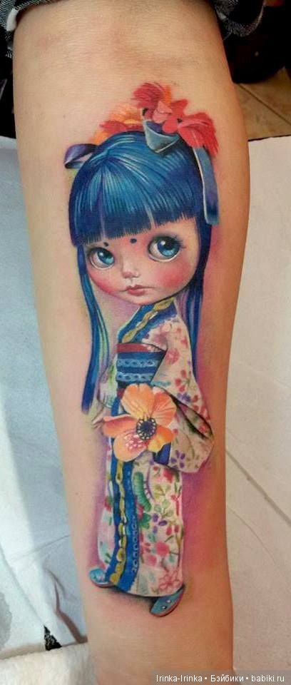 Тату для поклонников Blythe. Часть 2