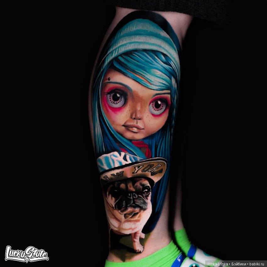 Тату для поклонников Blythe. Часть 2