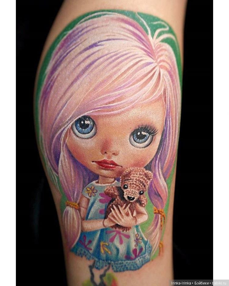 Тату для поклонников Blythe. Часть 2