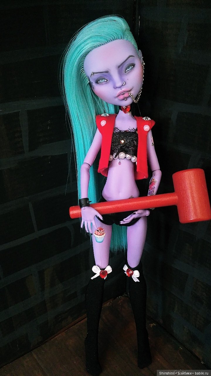 ООАК Мх — ООАК Monster High и Ever After High: репейнт (фото 3)