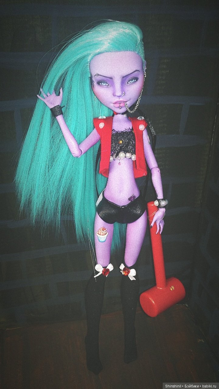 ООАК Мх — ООАК Monster High и Ever After High: репейнт (фото 4)