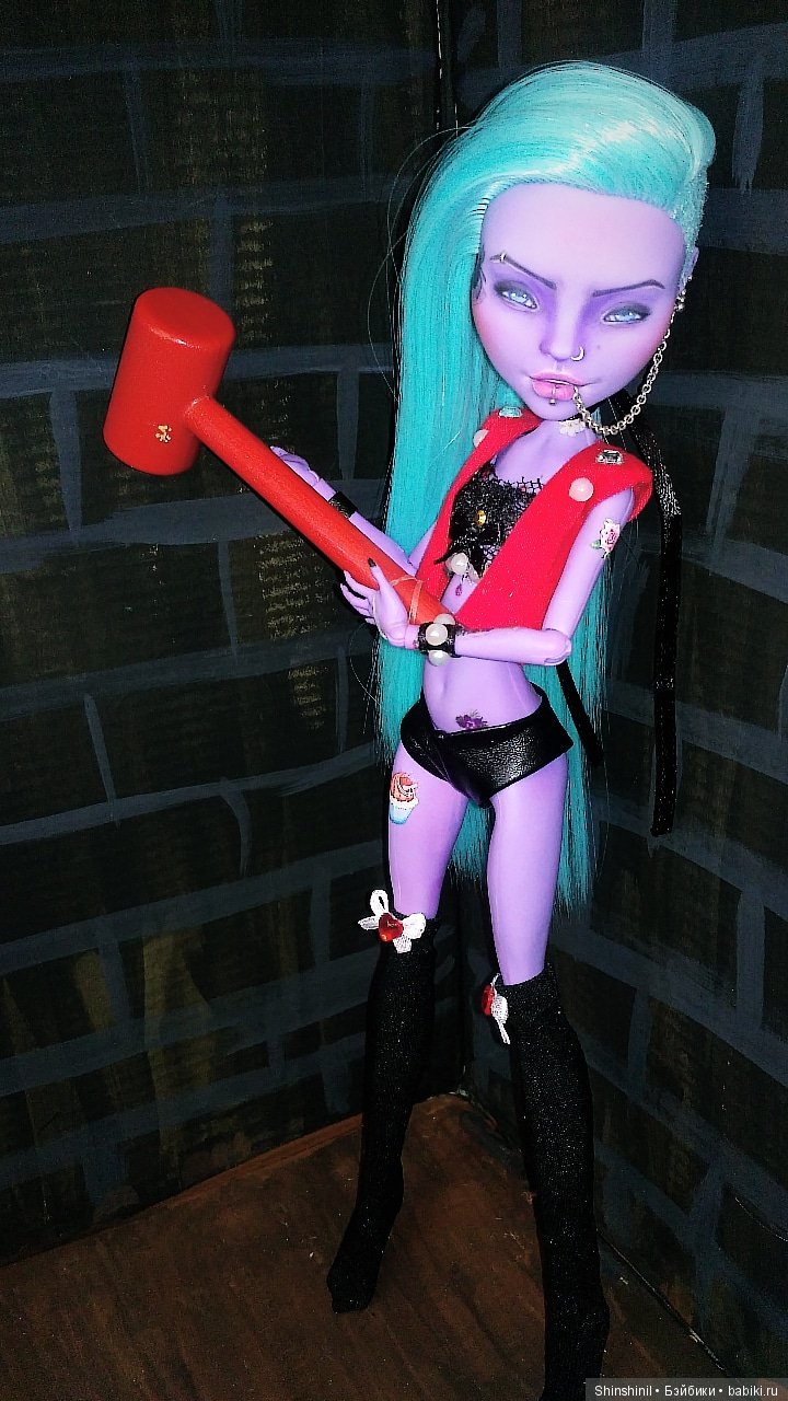 ООАК Мх — ООАК Monster High и Ever After High: репейнт (фото 6)
