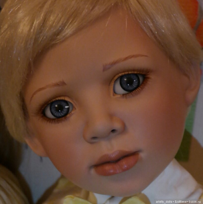 Братик остался один — Куклы Christine Orange (Кристин Оранж): фарфор