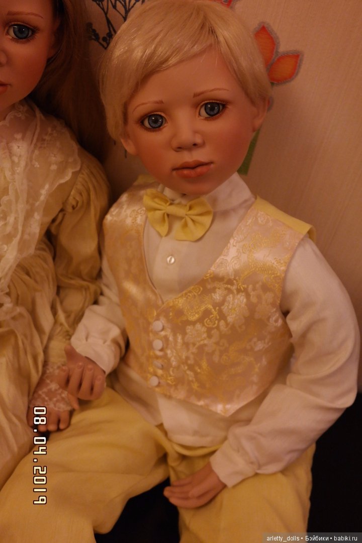 Братик остался один — Куклы Christine Orange (Кристин Оранж): фарфор (фото 4)