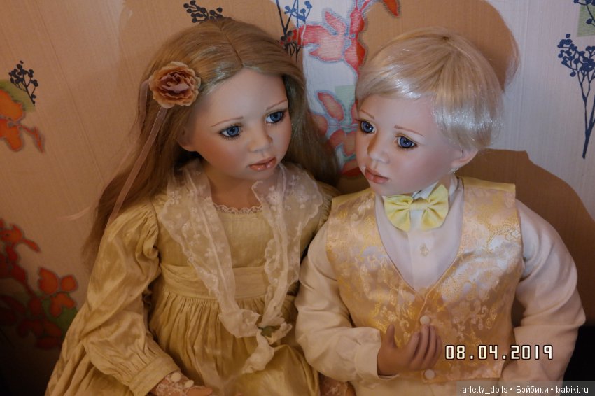 Братик остался один — Куклы Christine Orange (Кристин Оранж): фарфор