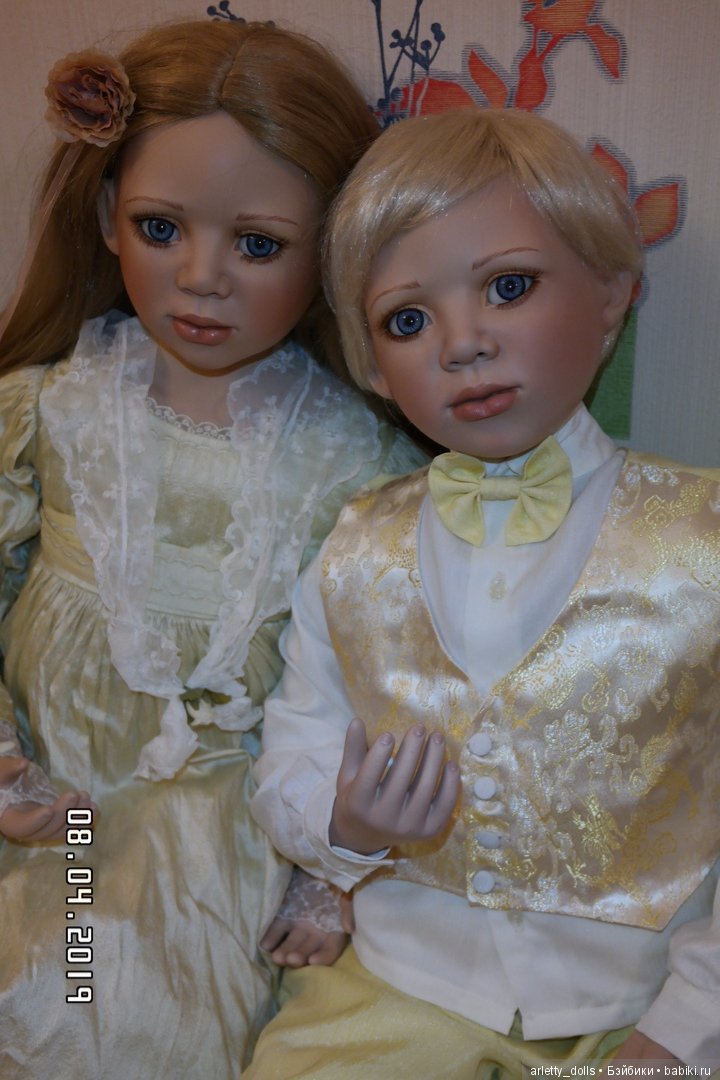 Братик остался один — Куклы Christine Orange (Кристин Оранж): фарфор (фото 7)
