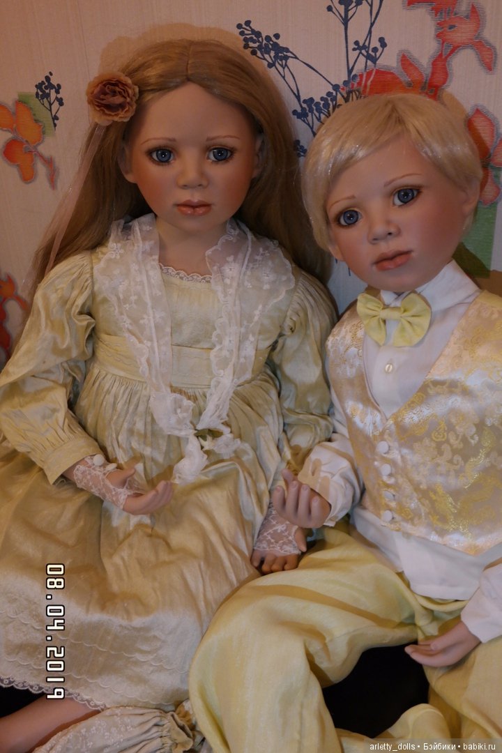 Братик остался один — Куклы Christine Orange (Кристин Оранж): фарфор