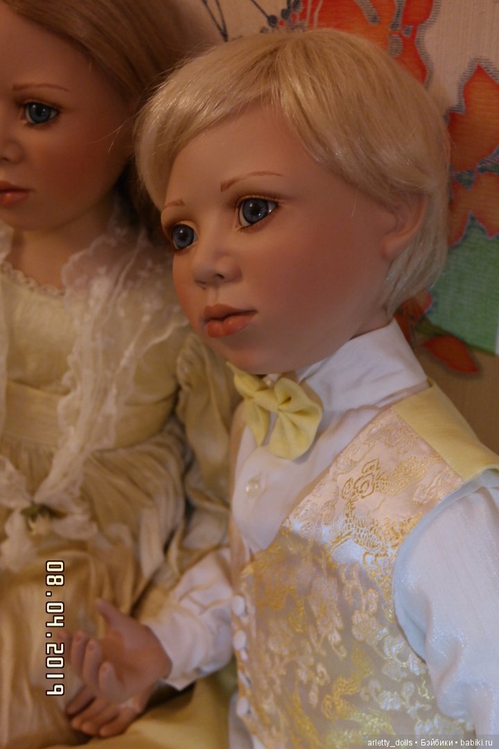 Братик остался один — Куклы Christine Orange (Кристин Оранж): фарфор (фото 5)