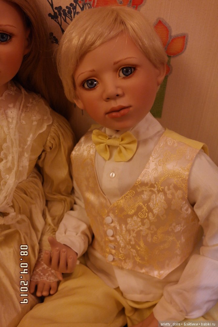 Братик остался один — Куклы Christine Orange (Кристин Оранж): фарфор (фото 6)