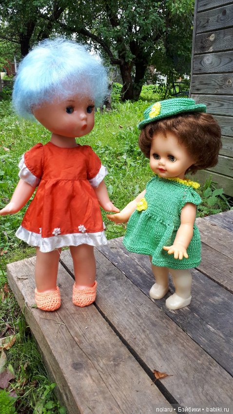 Гуля и Дина Загорск. Ремонт кукол СССР (фото 5)