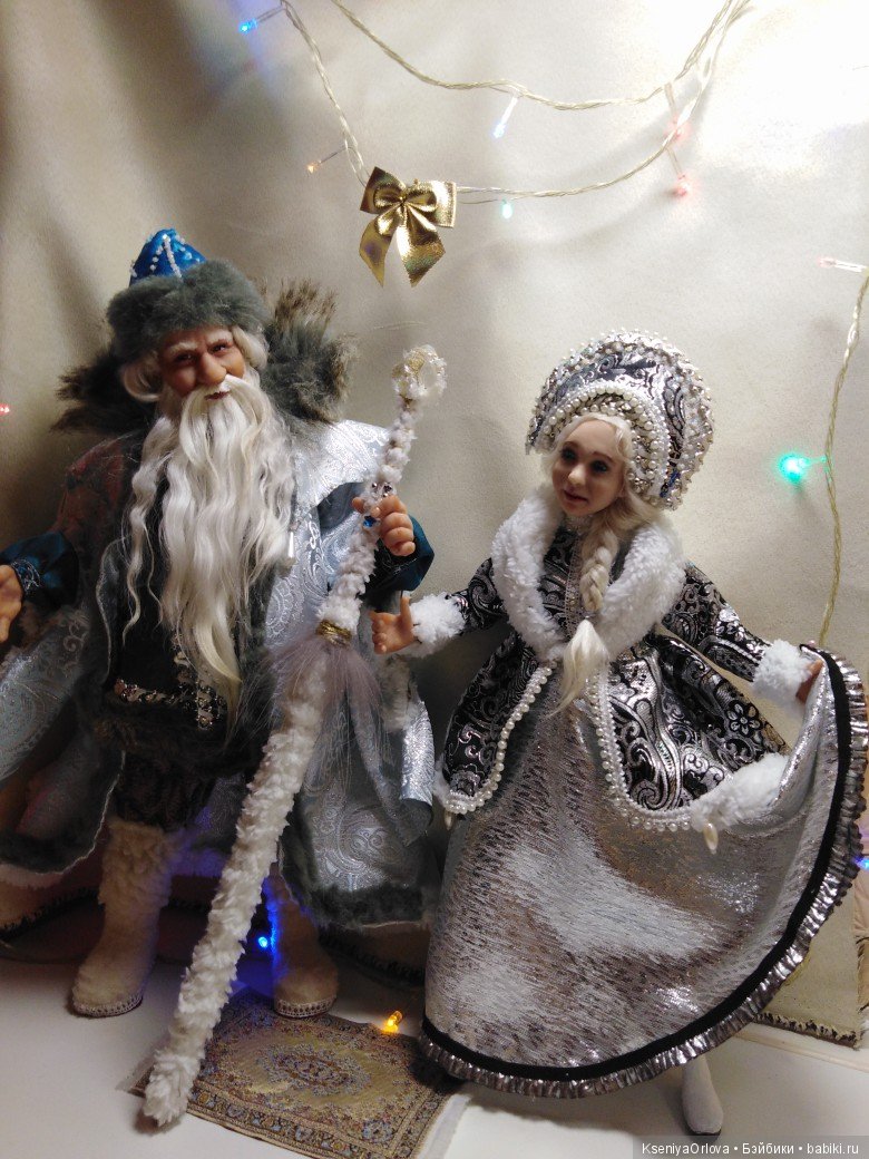 Морозко и Настенька — Лепка авторских кукол: полимерная глина (фото 3)