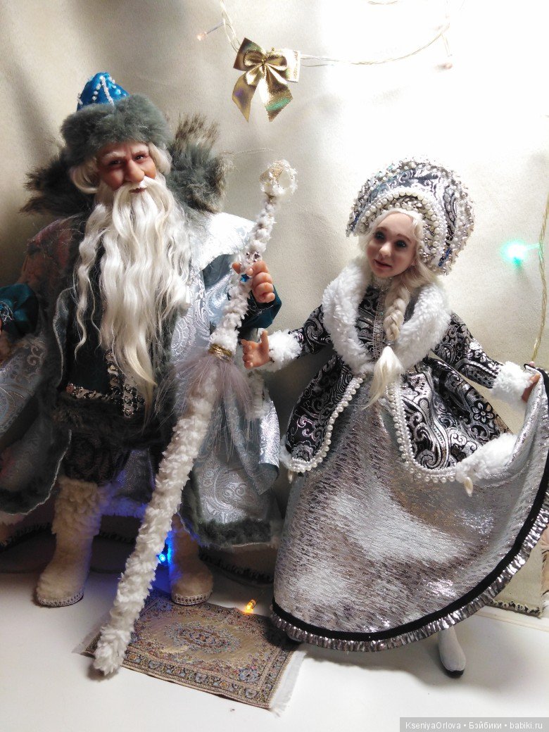 Морозко и Настенька — Лепка авторских кукол: полимерная глина (фото 6)