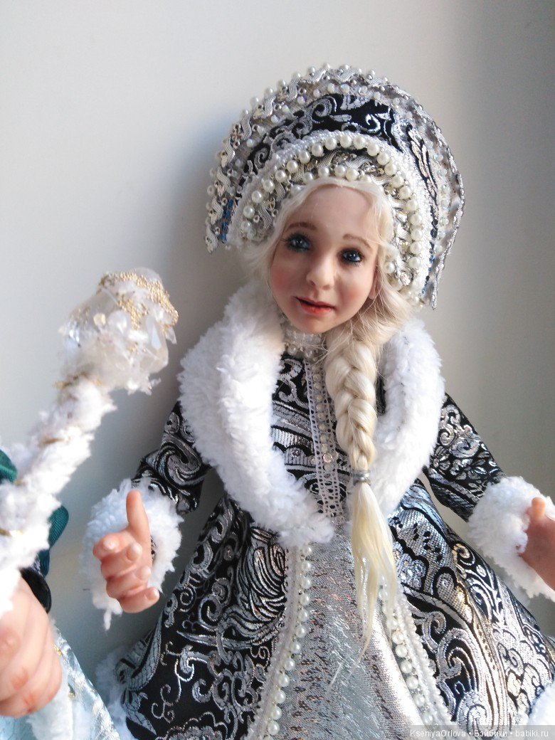 Морозко и Настенька — Лепка авторских кукол: полимерная глина (фото 2)