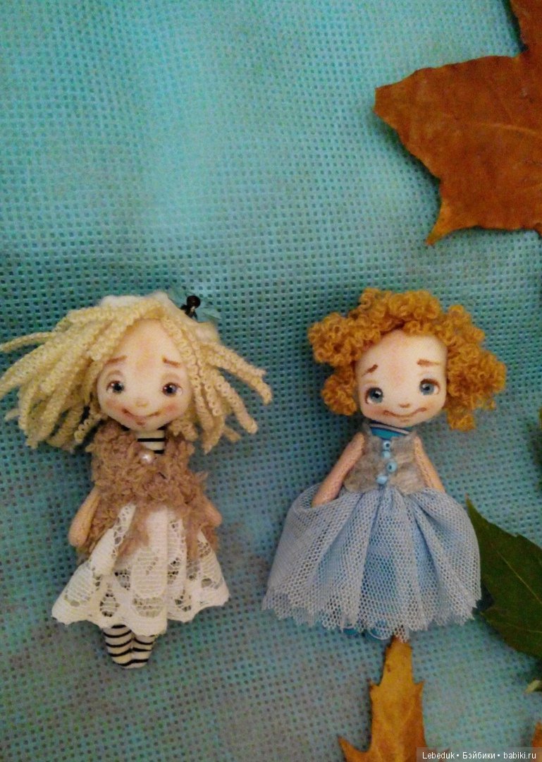 Куклы-брошки. Для любитилей оригинальных украшений. Автор - Людмила Лебедюк (фото 4)