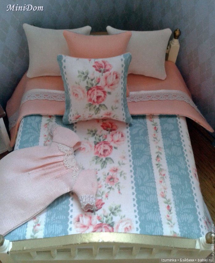 Постель для куклы — Аксессуары для кукол своими руками: идеи (фото 7)