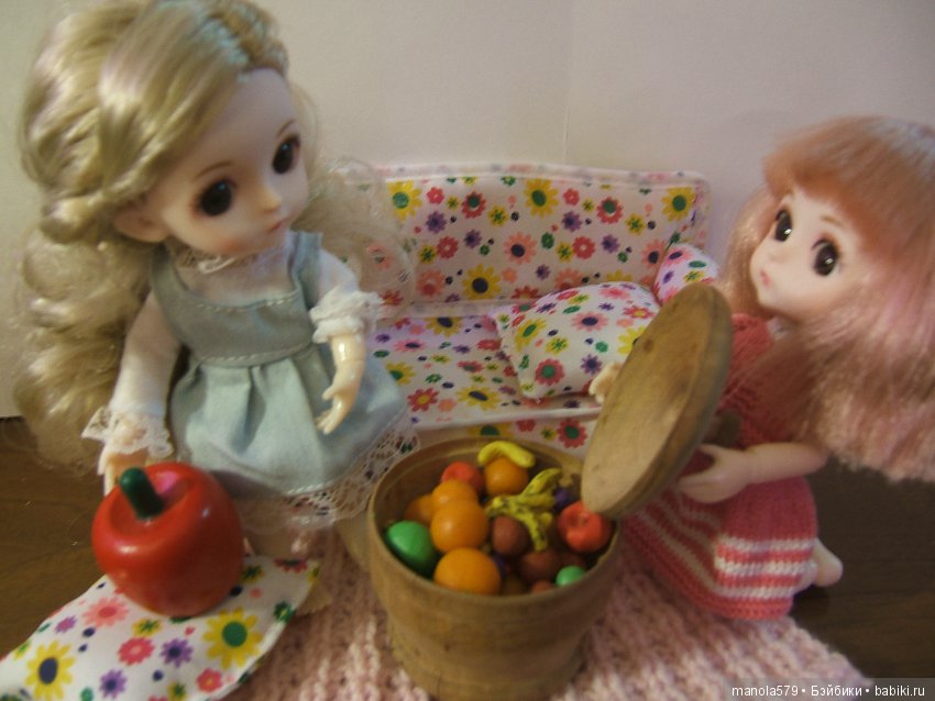 Куколки похожие на баболи. Уютная компания малышей и девушка-одуванчик (фото 8)